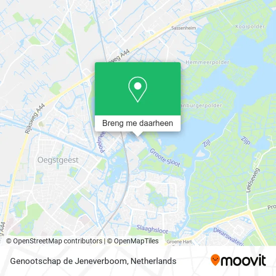 Genootschap de Jeneverboom kaart