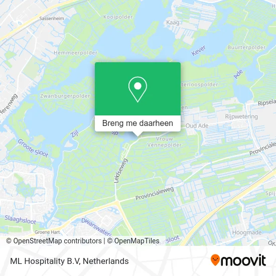 ML Hospitality B.V kaart