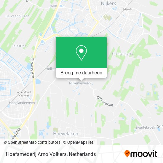 Hoefsmederij Arno Volkers kaart