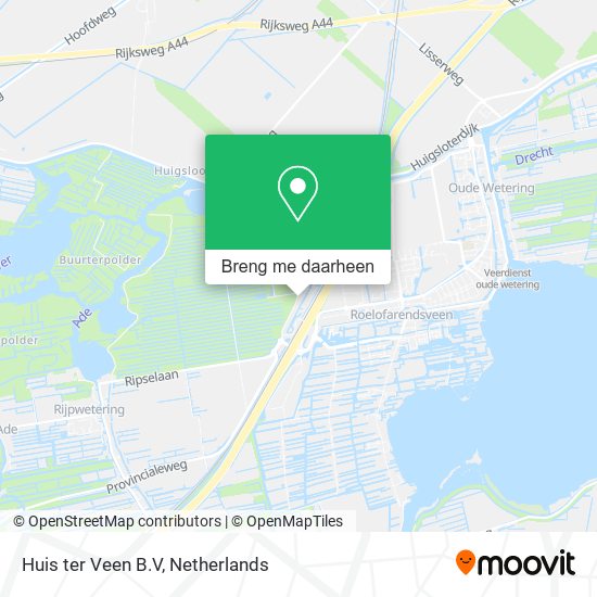 Huis ter Veen B.V kaart