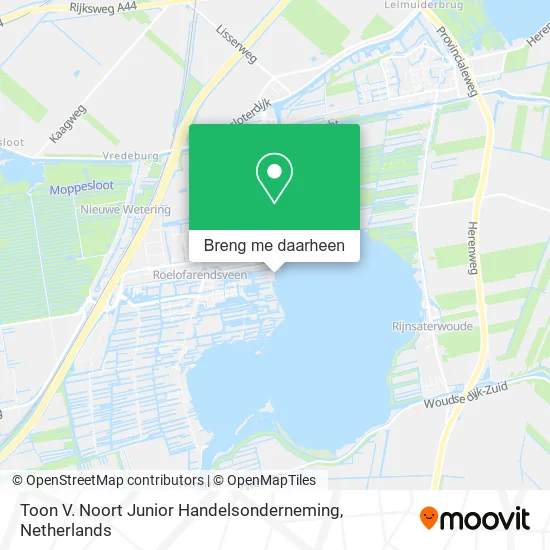 Toon V. Noort Junior Handelsonderneming kaart