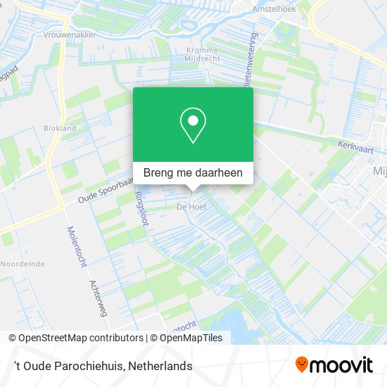 't Oude Parochiehuis kaart