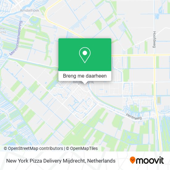 New York Pizza Delivery Mijdrecht kaart