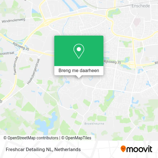 Freshcar Detailing NL kaart
