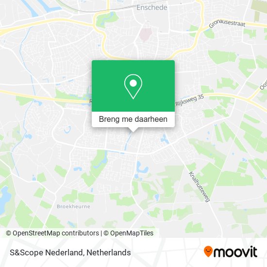 S&Scope Nederland kaart