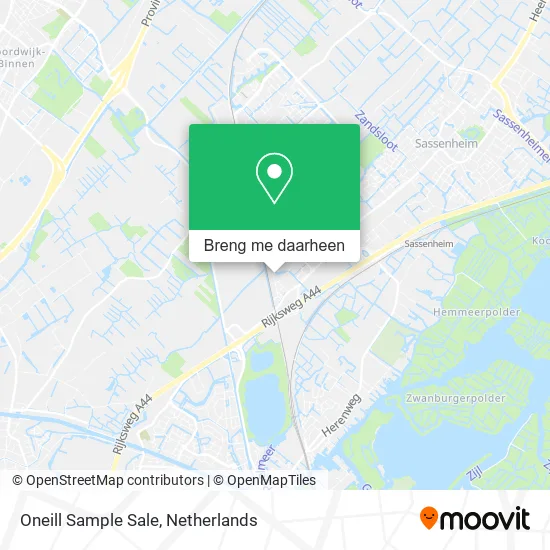 Oneill Sample Sale kaart