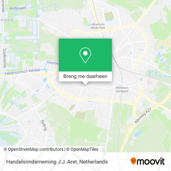 Handelsonderneming J.J. Aret kaart