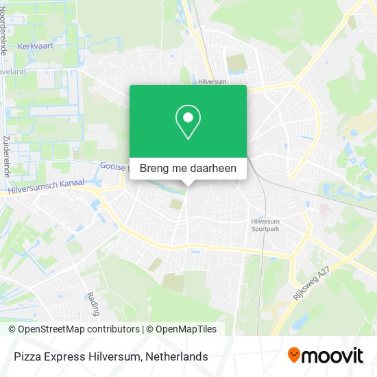 Pizza Express Hilversum kaart