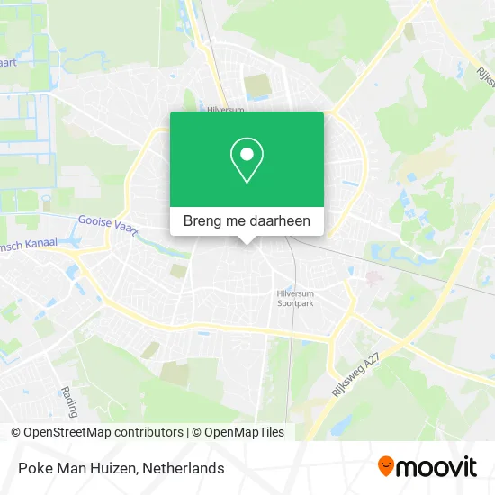 Poke Man Huizen kaart