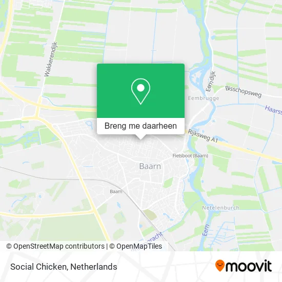 Social Chicken kaart