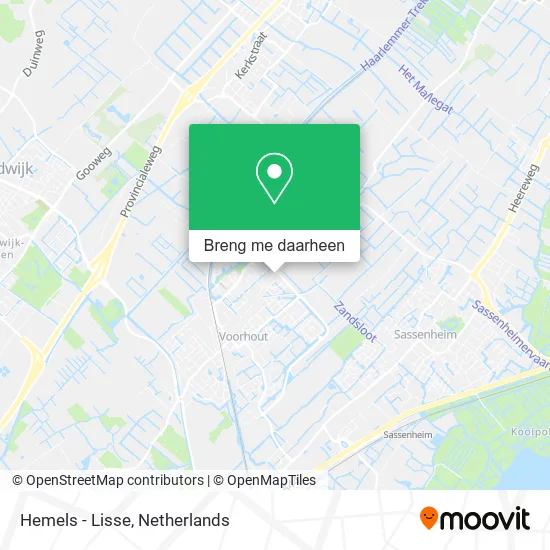 Hemels - Lisse kaart