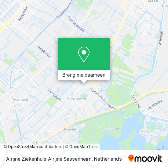 Alrijne Ziekenhuis-Alrijne Sassenheim kaart