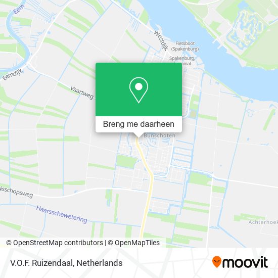 V.O.F. Ruizendaal kaart