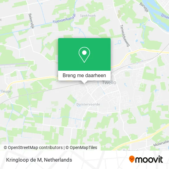 Kringloop de M kaart