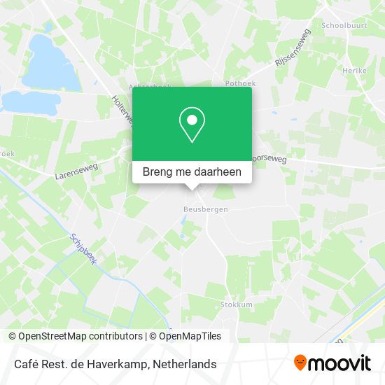 Café Rest. de Haverkamp kaart