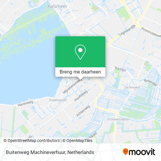 Buitenweg Machineverhuur kaart