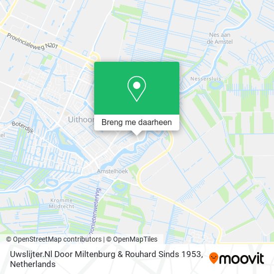 Uwslijter.Nl Door Miltenburg & Rouhard Sinds 1953 kaart