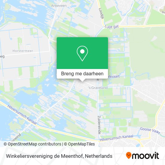 Winkeliersvereniging de Meenthof kaart