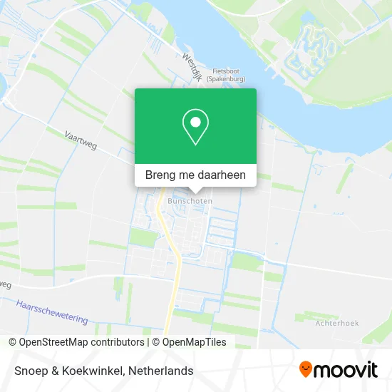Snoep & Koekwinkel kaart