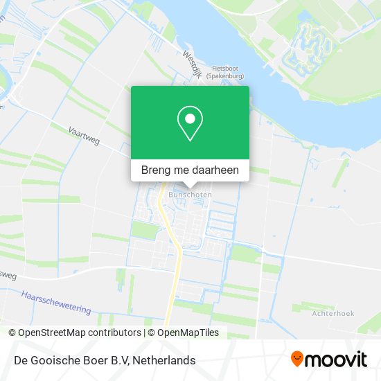 De Gooische Boer B.V kaart