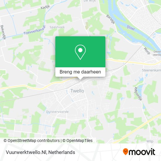 Vuurwerktwello.Nl kaart