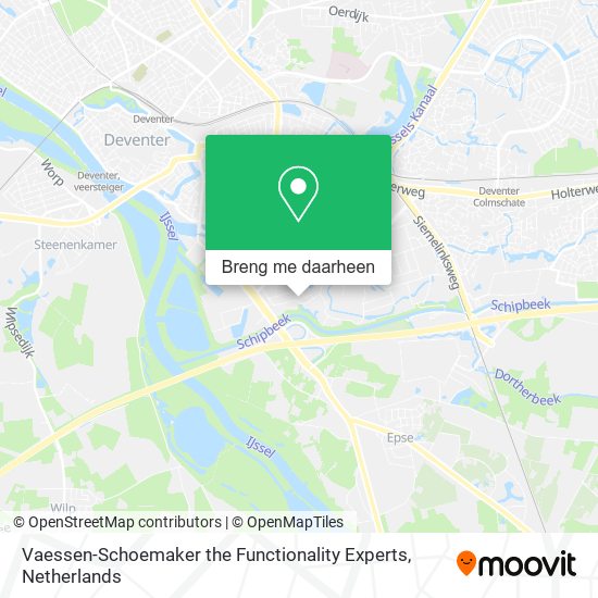 Vaessen-Schoemaker the Functionality Experts kaart