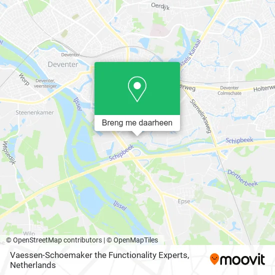 Vaessen-Schoemaker the Functionality Experts kaart