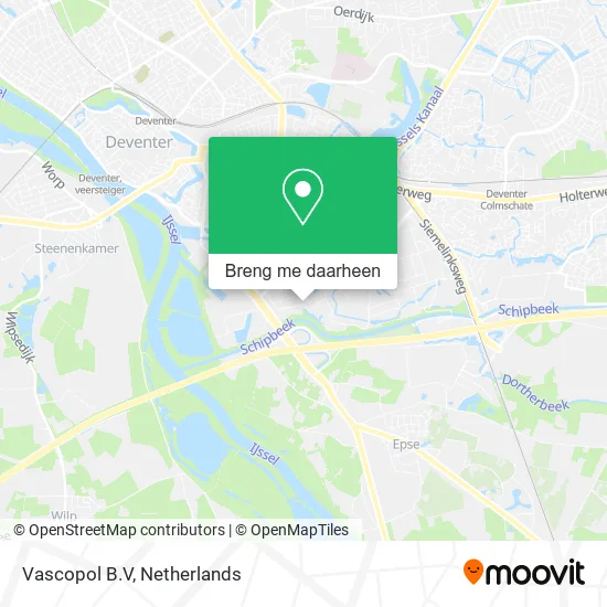 Vascopol B.V kaart