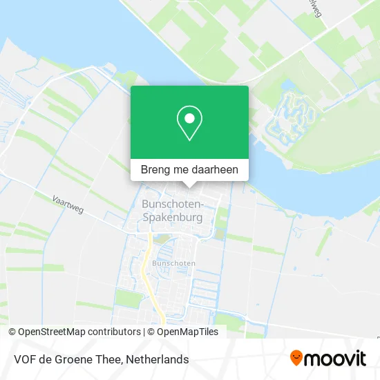 VOF de Groene Thee kaart