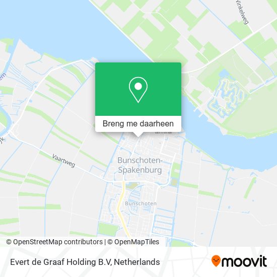Evert de Graaf Holding B.V kaart