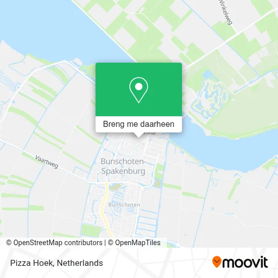 Pizza Hoek kaart