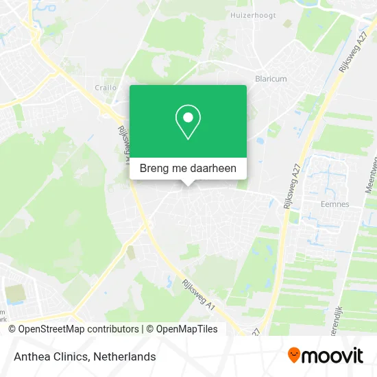 Anthea Clinics kaart