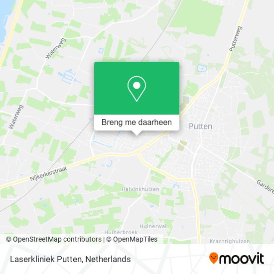 Laserkliniek Putten kaart
