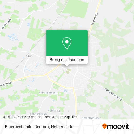 Bloemenhandel Destanli kaart