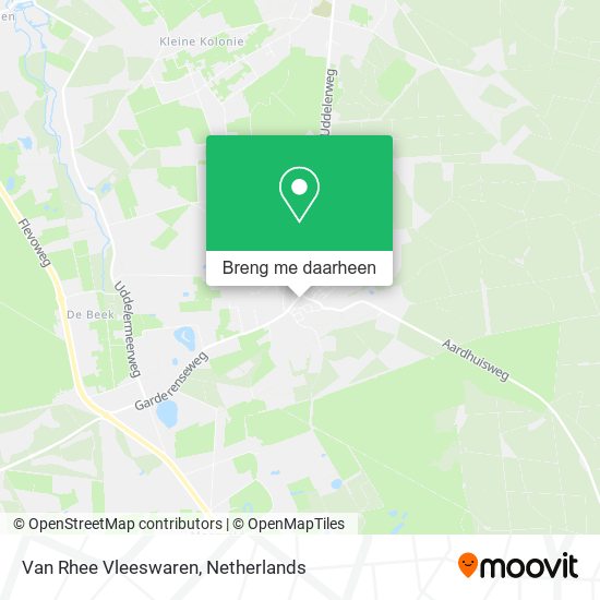Van Rhee Vleeswaren kaart