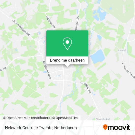 Hekwerk Centrale Twente kaart