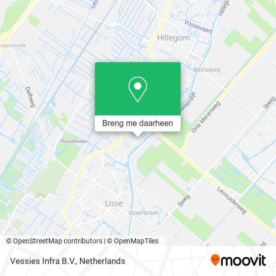 Vessies Infra B.V. kaart