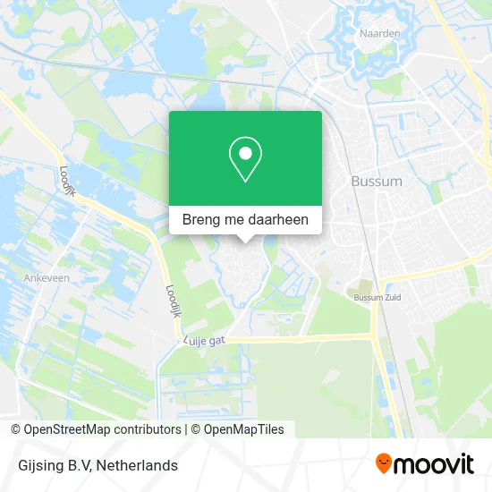 Gijsing B.V kaart