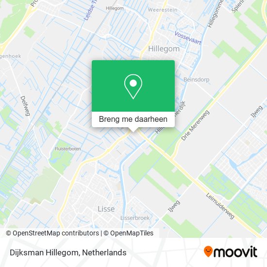 Dijksman Hillegom kaart