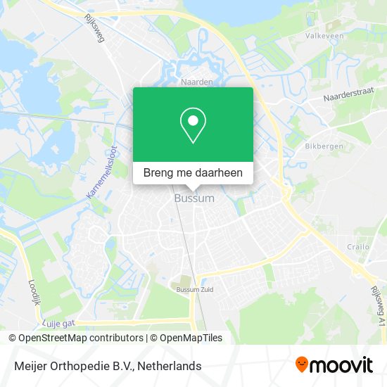 Meijer Orthopedie B.V. kaart
