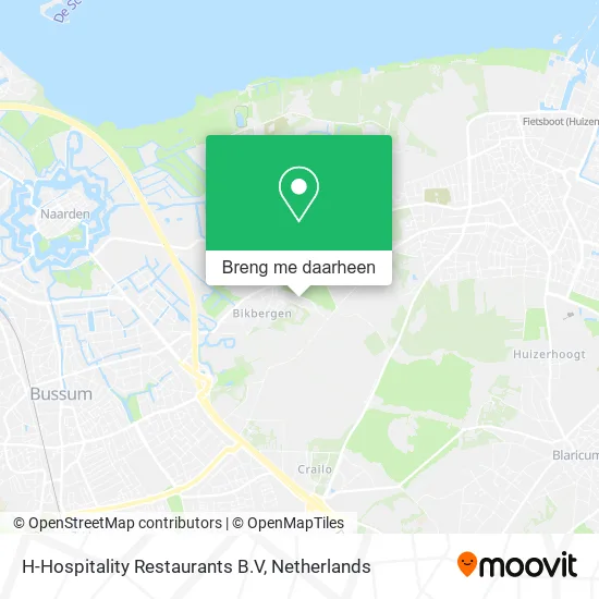 H-Hospitality Restaurants B.V kaart