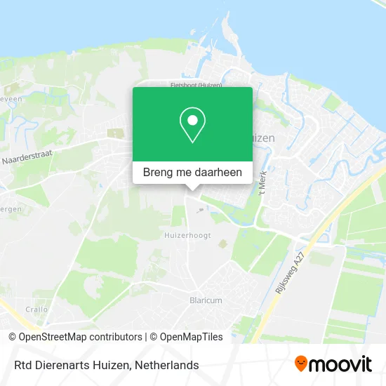 Rtd Dierenarts Huizen kaart