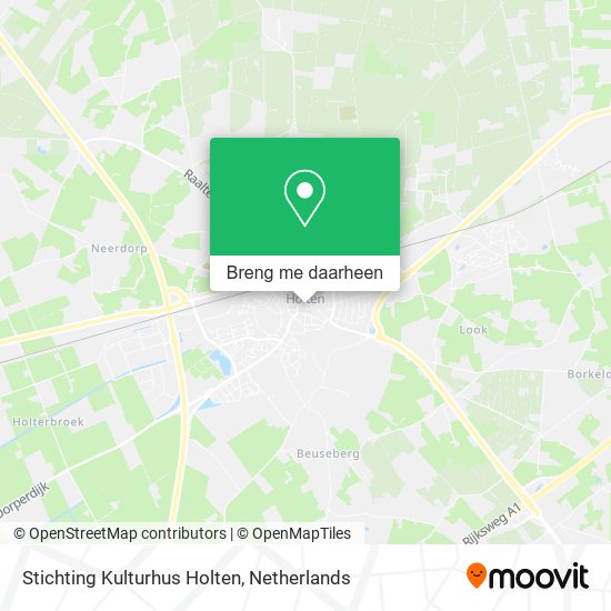 Stichting Kulturhus Holten kaart