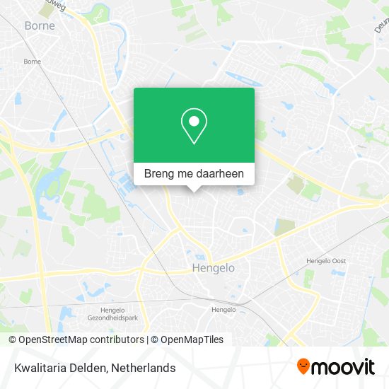 Kwalitaria Delden kaart