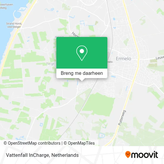 Vattenfall InCharge kaart