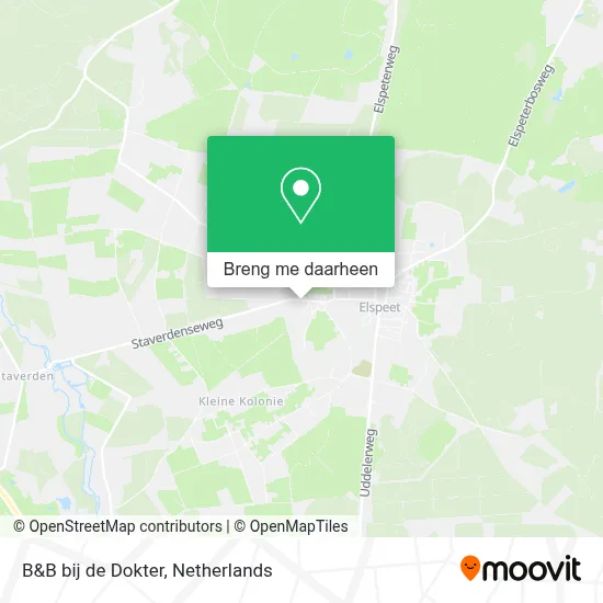 B&B bij de Dokter kaart
