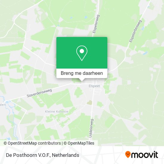 De Posthoorn V.O.F. kaart