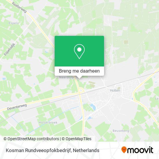 Kosman Rundveeopfokbedrijf kaart