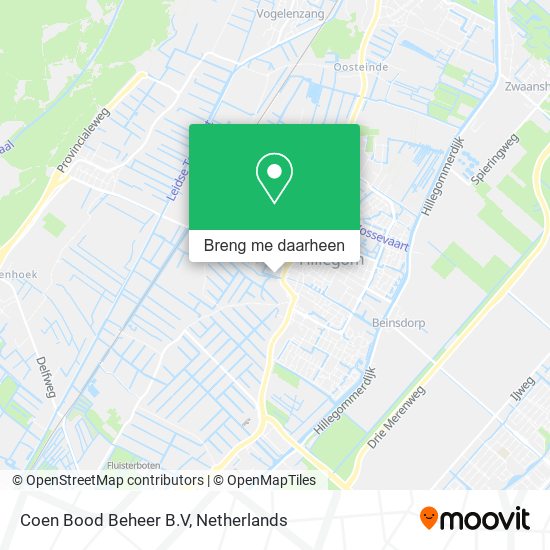 Coen Bood Beheer B.V kaart