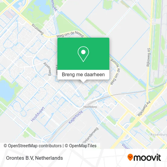 Orontes B.V kaart